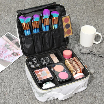 包包Portable Makeup Case Professional Box Estuche Para Maquillaje Makeup Organizer Bag Waterproof Women's Cosmetic Bag For Travel