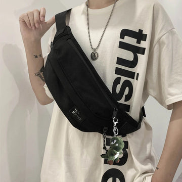 包包男Chest bag men's messenger bag tide brand men's diagonal men's shoulder bag ins tide bag student sports backpack waist bag women