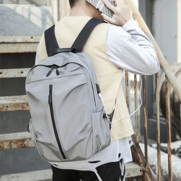 包包男College style backpack trendy student bag outdoor travel backpack unisex business leisure computer bag