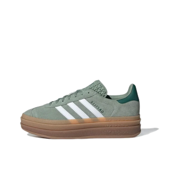 adidas originals GAZELLE BOLD Bold Casual Versatile Fashion Sports Low Top Board Shoes Women's ash black and white