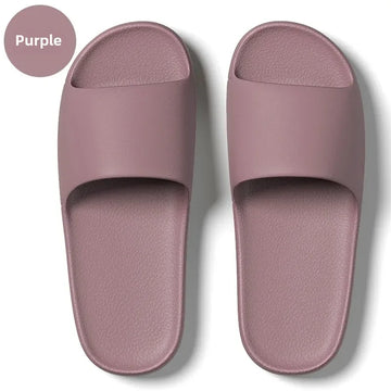 Home Use Bathroom Slippers Women's Summer Indoor Soft Bottom Anti-Slip Couple Bathroom Silent Slippers Wholesale Men's Summer Sl