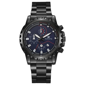 2024 New Military Quartz Watch Multifunction Waterproof Luxury Stainless Steel Male Wrist Watches Men Casual Watches for Man