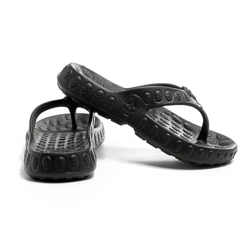 Fashion Personalized Skull Design Men Slippers Flip Flops Outdoor Beach Sandals Slides Thick Soft Bottom Non-slip Men Slippers