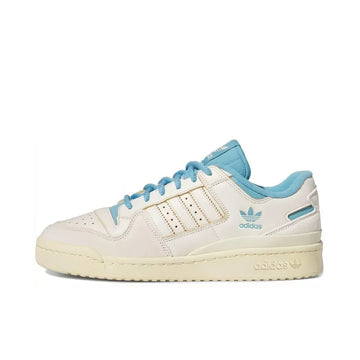 Adidas NEW FORUM LOW Men's and Women's Casual Cushioning Anti-slip Sneakers Breathable Sneakers Denim Blue