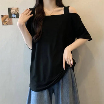 Áo thun nữ phong cách Nhật - Hàn mẫu mới 2025