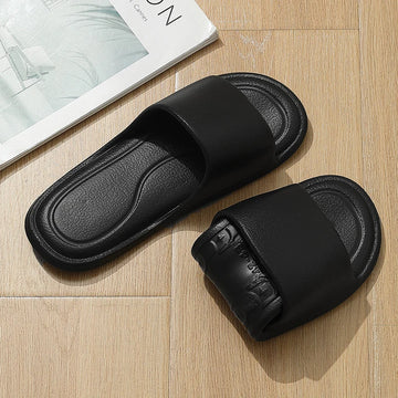 Foldable House Slipper Hotel Travel Shoe Non-Slip Portable Home Guest Use Men Women Unisex Slide Flat Shoes Salon Homestay Hotel