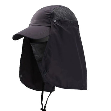 Outdoor Sport Hiking Camping Visor Hat UV Protection Face Neck Cover Fishing Sun Protcet Cap