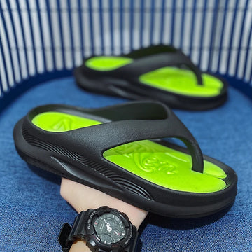 Summer New Men's Flip Flops Slippers Outdoor Comfortable Slides Beach Man Thick Bottom Soft Slippers Men Indoor Slippers Shoes