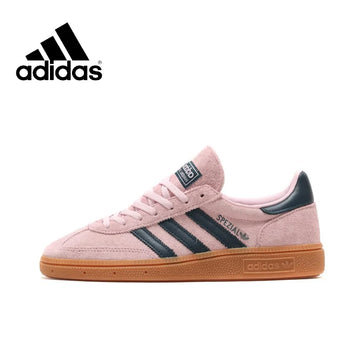 Adidas new HANDBALL SPEZIAL LOW men's and women's board shoes classic retro sneakers casual fashion sneakers pink