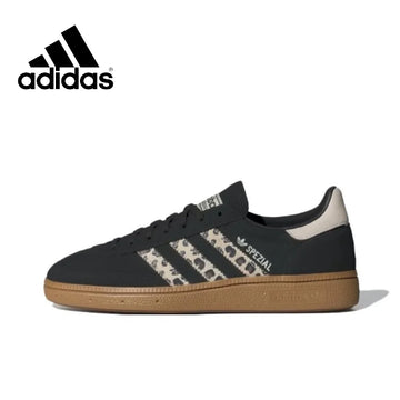 Adidas New HANDBALL SPEZIAL LOW Men's and Women's Board Shoes Classic Retro Sneakers Fashion Casual Sneakers Dark Blue