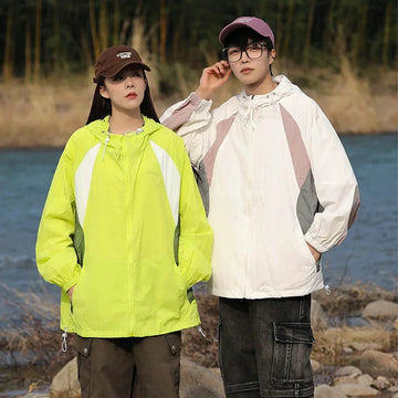 防晒衣男Breathable Men's Women's Summer New Sun-protection Loose-fit Ice Silk Thin Ultraviolet-blocking Anti-sun Jacket