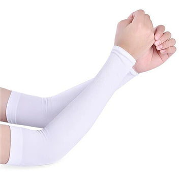防晒冰袖女Arm Cover Oversleeves Muslim Hijab Sleeve for Abaya Women Modal Fabric Abaya Sleeves Ramadan Arm Warmers Hijab Sleeves