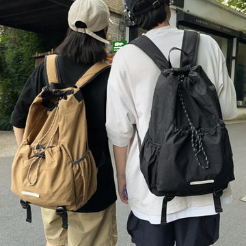 包包男Junior High School Student Schoolbag Women Large Capaci Casual Fashion Backpack Trendy Korean Sle Ins Travel Backpack mochila