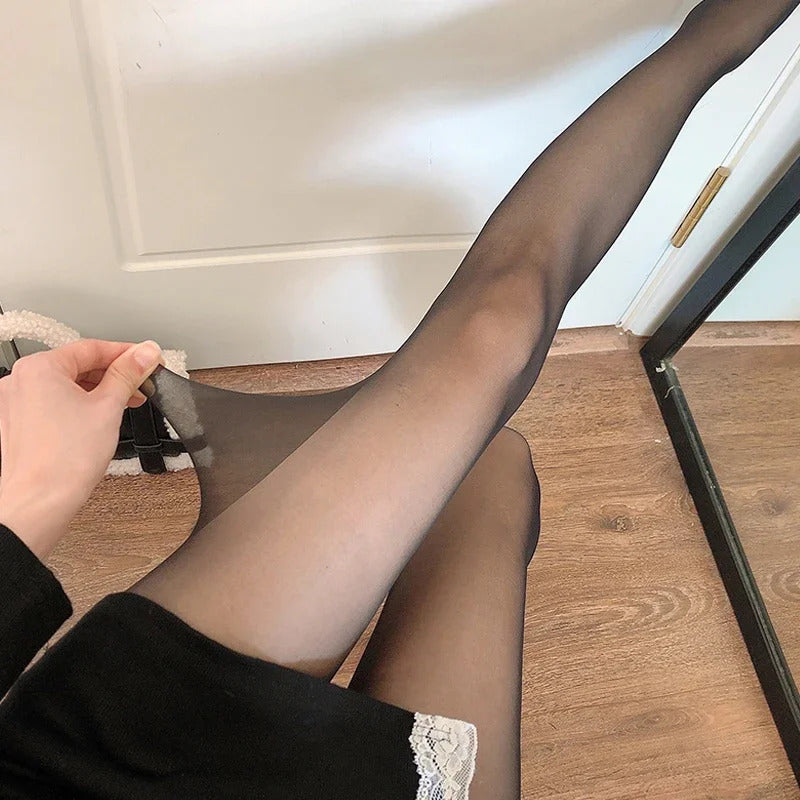 丝袜Women sheer nude Seamless Stocking Ultra thin translucent Summer Nylon Tight Lady Lingerie Female Hosidery Medias Silk Pantyhose