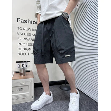 短裤男2024 Summer New Loose-Fit Men's Shorts High-End Feelcargo Pants Trendy Brand Casual Style Versatile Sweatpants