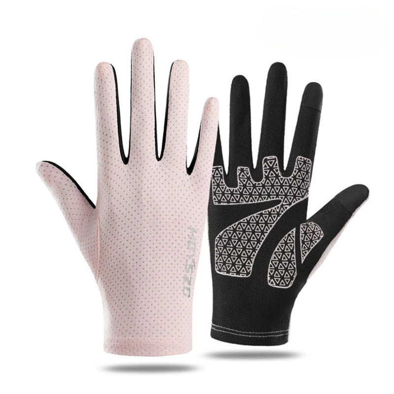 防晒手套女UV protection full finger gloves bike Gym Fitness Breathable Anti-Slip Women Men Half Finger Summer Fishing Female Bicycle Bike