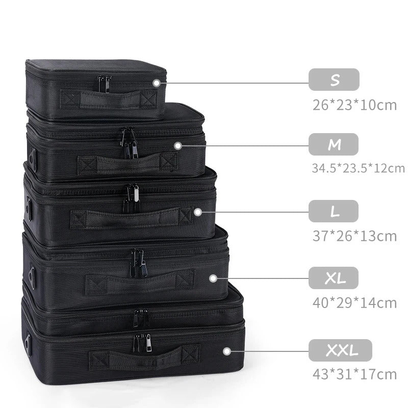 包包Professional Cosmetic Bag for Women Leather Cosmetic Bags Waterproof Oxford Large Capacity Travel Makeup Case for Makeup Artist