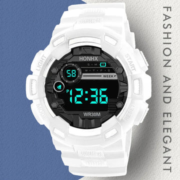 手表男手表男YIKAZE Men's Sports Watches Waterproof Luminous Multifunction Clock Cool Outdoor Digital Fitness Military Watch for Man Student