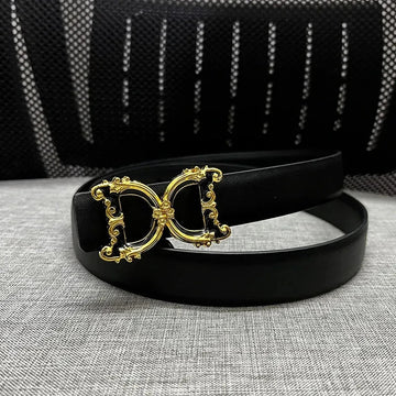 腰带2024 Thin 2.5cm Women Belt Designer ladies Genuine Leather Belts For Women Female Belt Buckle for Jeans dress belt