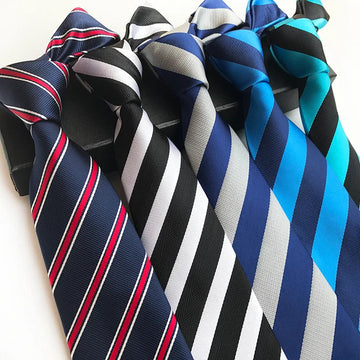 领带男New Style Exquisite 8CM Polyester Necktie Paisley Flower Striped Ties for Man Gentleman Formal Dinner Party Casual Shirt Tie
