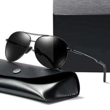 太阳镜男New Metal Photochromic Sunglasses Men Women Fashion Polarized Sun Glasses Stylish Chameleon Anti-glare Driving Glasses UV400