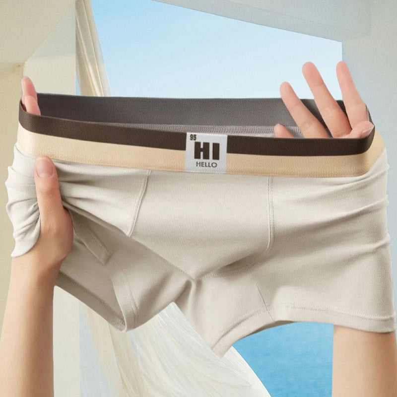 内衣男Men's Boxer Briefs Korean Style Panties Intimate Underware Homme Boxers Thermal Shorts  Sexy Lingerie Underpant