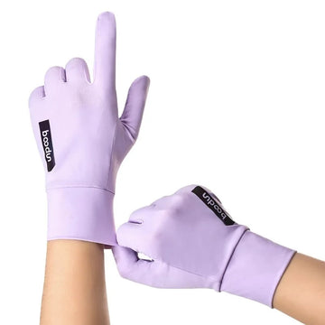 防晒手套女Outdoor Sports Summer Sunscreen Gloves UV Protection Cycling Driving Outdoor Hiking Cool Electric Vehicle Gloves