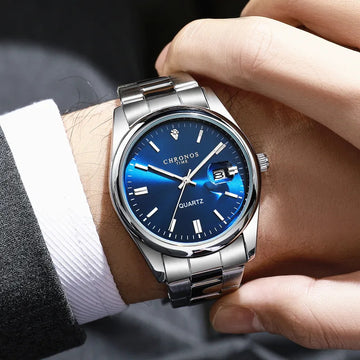 手表男手表男Men’s Luxury Alloy Quartz Fashion Wristwatches Waterproof Stainless Steel Casual Male Watch Business Sports Watch for Man