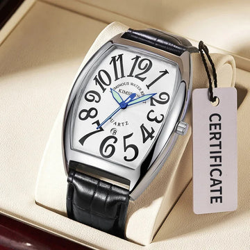 手表男Men's Watch Bucket Form Cross-border Poetry Brand Wristwatch Night Light Mechanical Wristwatch Wholesale Watch