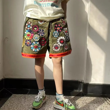 短裤男American Style Trendy Summer New Men's Quick Dry Basketball Shorts Casual Sweatpants Five Minute Pants Fitness Trunks