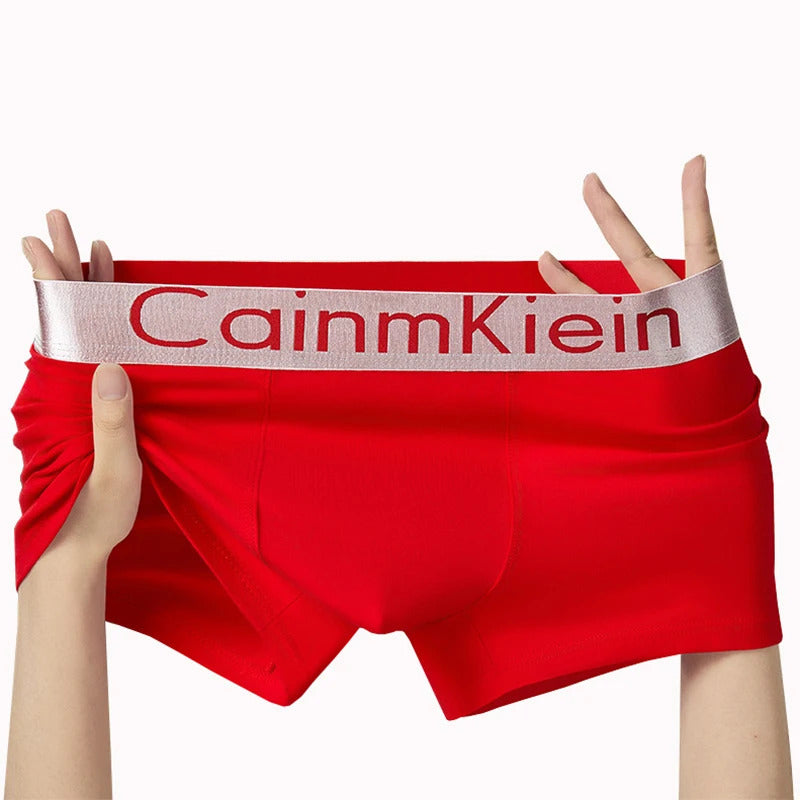 内衣男3PCS Men's underwear Comfortable breathable men's boxers Fashion trend teen boxers