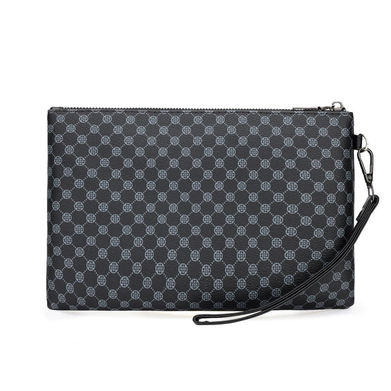 包包男Fashion Business Men Clutch Bag Durable Soft PU Leather Male Money Pouch Bag Casual Men's Cardholder Case Handbag Day Clutch