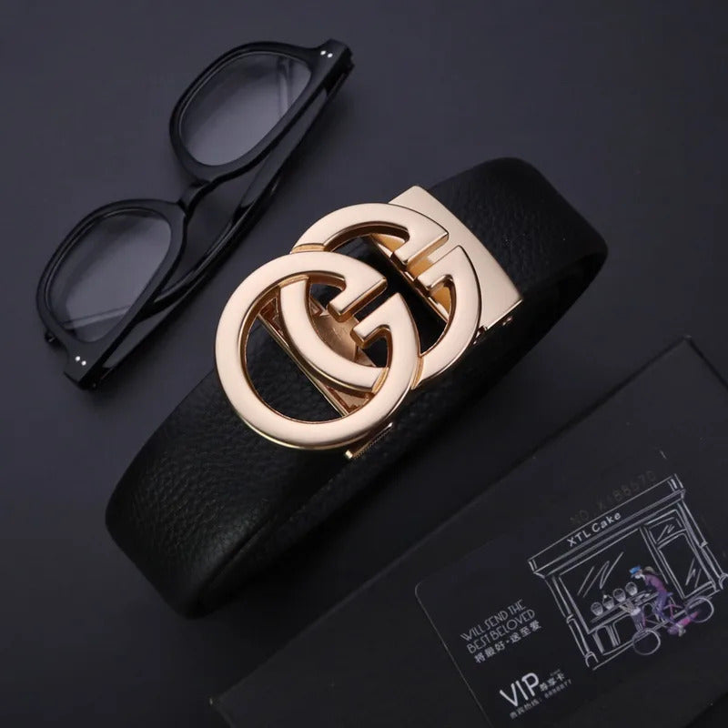 腰带Business Men Belts Luxury Brand Famous Genuine Leather Male Belts for Women High Quality Designers Double G Buckle jeans Strap