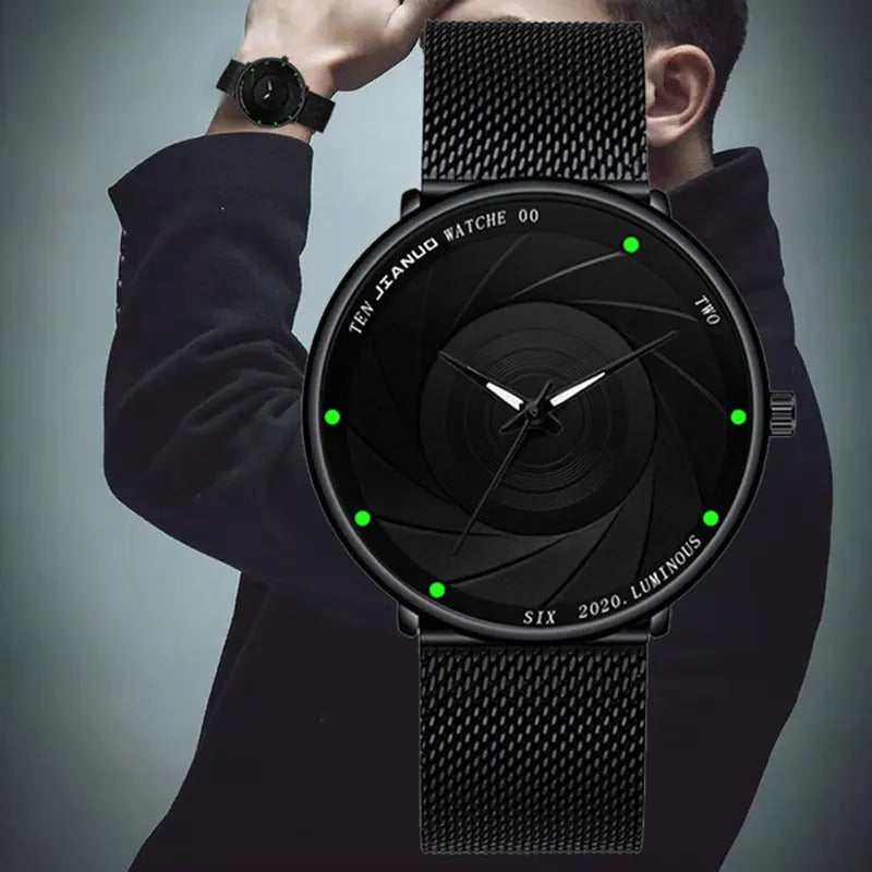 手表男手表男YIKAZE Fashion Men Quartz Wristwatch High Quality Alloy Multifunction Sports Male Watch for Man Student Leisure Men Watches