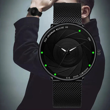 手表男手表男YIKAZE Fashion Men Quartz Wristwatch High Quality Alloy Multifunction Sports Male Watch for Man Student Leisure Men Watches