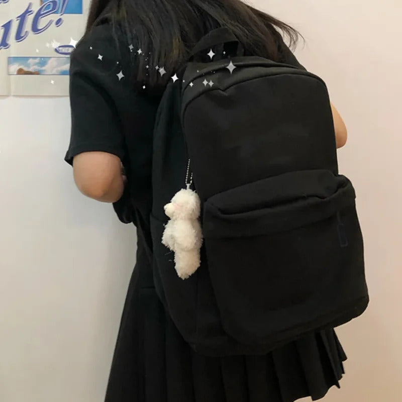 包包男Fashion Backpack Canvas Women Backpack Anti-theft Shoulder Bag New School Bag for Teenager Girls and Boy School Backapck Female