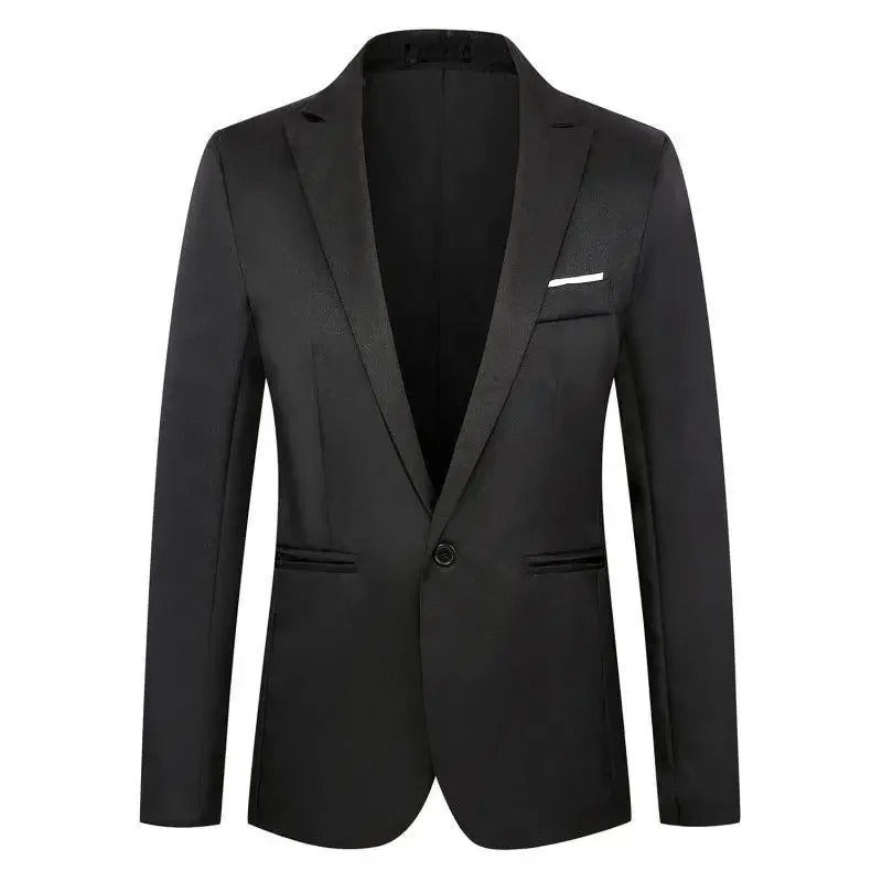 商务装男Spring Casual Versatile Single-breasted Western-style Clothes Suit For Men Trendy One-button Small Suit