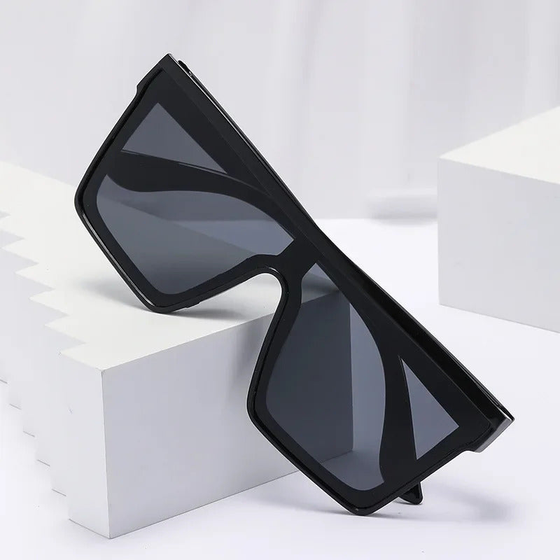 太阳镜男New Vintage Sunglasses Women Men Square Big Frame Sun Glasses Female Brand Designer Retro Shades Fashion Oculos De Sol