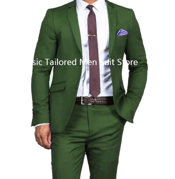 商务装男Slim Dark Blue Wedding Suits for Men Tailor-Made  Custom Made Business Tailor Suit  Fashion Blue Tuxedo חליפה גברים