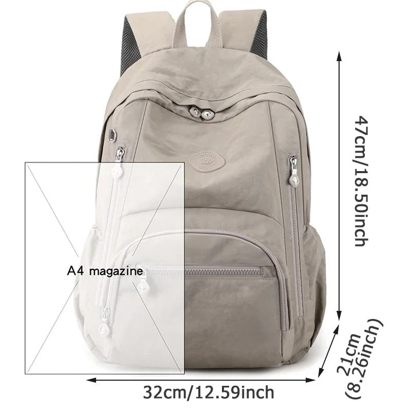 包包男High-capacity Women's Travel Backpack Multi-Pocket Waterproof College School Bag Transparent Bag Laptop Backpack Bag for Women