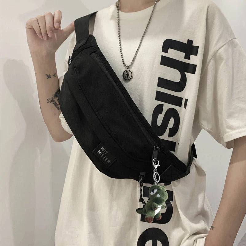 包包男Chest bag men's messenger bag tide brand men's diagonal men's shoulder bag ins tide bag student sports backpack waist bag women