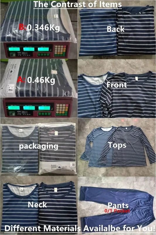 睡衣男Autumn Winter Men's Cotton Pajamas Letter Plaid Sleepwear Cartoon Pajama Sets Casual Sleep&Lounge Pyjamas Plus Size 4XL Pijama