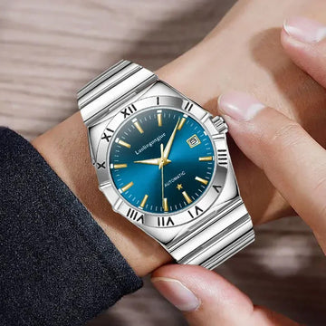 手表男手表男Lolin Duke Star Automatic Mechanical Watch Waterproof Night Light Men's Watch Women's Live Broadcast One Piece Agent