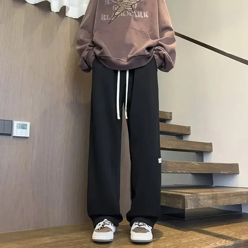 休闲裤男2024 New Style Loose Fit Casual Pants For Men Korean Trendy Versatile Pants Summer Thin Style Dropshipping Fashion Trousers