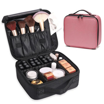 包包New Women Makeup Case Beauty Salon Tattoos Nail Art Tool Bin Case Travel Necessary Make Up Storage Box Waterproof Cosmetic Bag