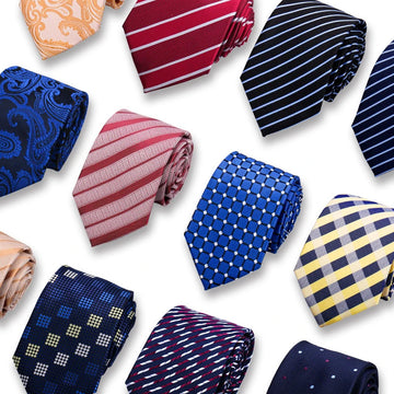 领带男Men's Tie Brand New Fashion Blue Necktie Green Orange Gravatas For Men Paisley Floral Fit Wedding Workplace Slim Dots Wholesale