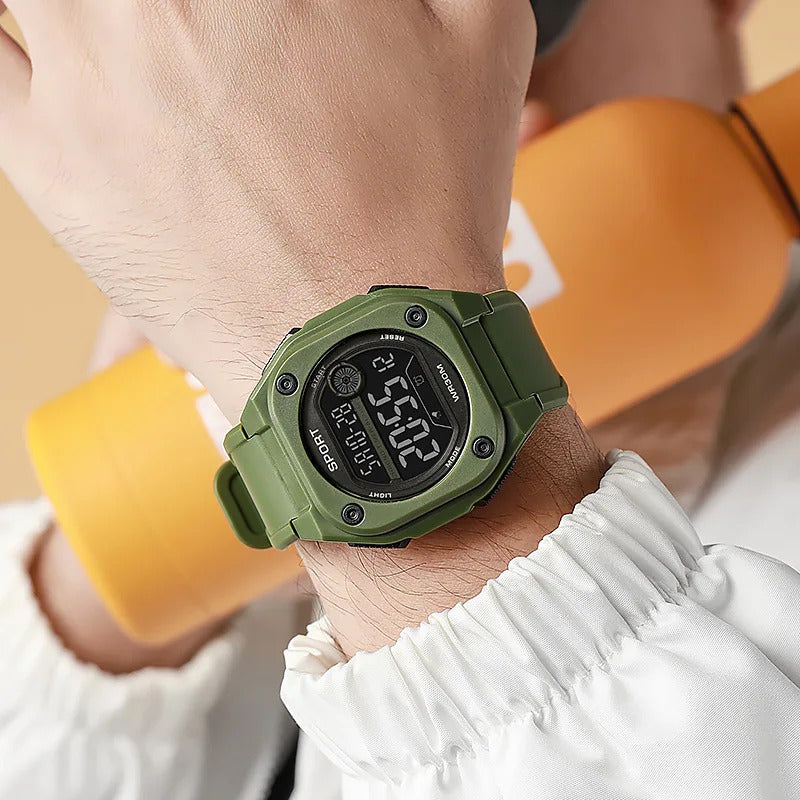手表男手表男MAYZHISU Men's LED Digital Watch Man Sport Watches Male Electronic Wrist Watch Multifunction Military Sports Watches Clock