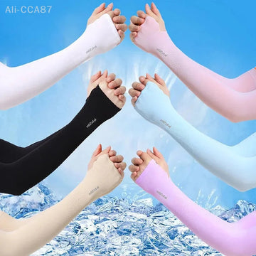 防晒冰袖女Unisex Arm Guard Sleeve Warmer Women Men UV Protection Hand Cover Summer Arm Sleeves Fishing Cycling Arm Covers