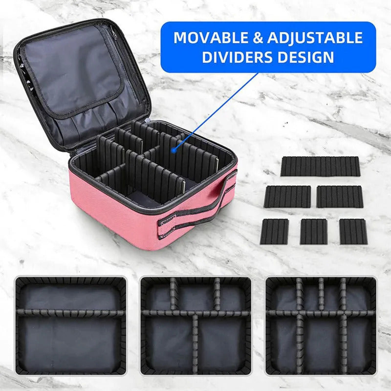 包包New Women Makeup Case Beauty Salon Tattoos Nail Art Tool Bin Case Travel Necessary Make Up Storage Box Waterproof Cosmetic Bag