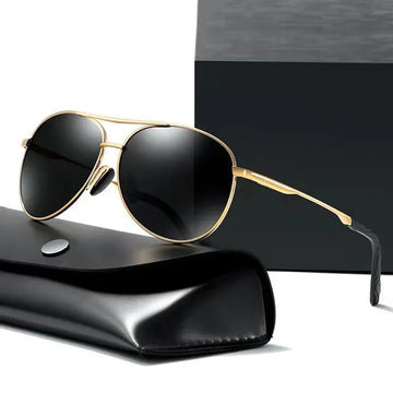 太阳镜男Luxury Metal Photochromic Sunglasses Men Women Fashion Polarized Sun Glasses Stylish Chameleon Anti-glare Driving Shades UV400